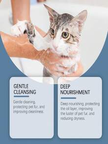 1Pc/2pcs Pet Shampoo Cats And Dogs Cleansing Bath Moisturizing Nourishing Shower Gel Mild Shampoo - Multicolor - View 4