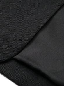 DAZY Women's Tie-Up Wrap-Around Collar Long Sleeve Casual Blazer Business Attire Western Outfits For Women - Black - View 7