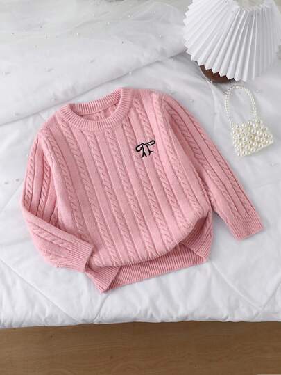 SHEIN Rosettbroderad rosa rund halsringning långärmad tröja för flickor Flickkläder Höst- och vinterkläder Rosa tröja för unga flickor Rosa rosettstickad rosa tröja för flickor Rosa stickad tröja för småbarn Rosa tröja för rosettstickad tröja för flickor Söta tröjor för barn Flickkläder Höst- och vinterkläder Småbarnströja Flicktröja Höst- och vinterkläder Barntröjor för flickor Flickkläder Höst- och vintertröja för barn Barntröja Flickstickad flicktröja för barn Tröja Höstkläder Vinterkläder Flickkläder Flickkläder Höstvinter Stickad tröja för småbarn Flickkläder