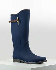 Women Ankle Boots & Booties - Navy Blue - View 5