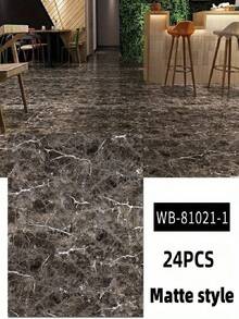 12/24pcs Faux Marble Tile Sticker, Thick PVC Waterproof Self-Adhesive Decals For Living Room, Bathroom, Kitchen, Floor And Wall Decoration Room Decor Home Decor Wallpapers Wall Paper Wallpaper Wall Stickers Wall Sticker Kitchen Accessories Kitchen Items Kitchen Decor Floor Tiles Flooring Floor Tiles Self Adhesive Floor Tiles Peel Stick Living Room Decor - 彩色 - 查看 19