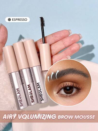SHEGLAM Airy Tinted Volumizing mousse para cejas-Espresso Marca Belleza Maquillaje Cosmético para Mujeres Niñas Perfecto para Otoño Invierno Ideal para Y2K Elegante Moda Adecuado para Cumpleaños Navidad Presente Fiesta Listo Mejor Color