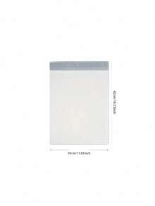 10个装自粘密封快递物流邮寄防水防尘包装袋，礼品包装运输袋返校 - 白色 - 查看 21