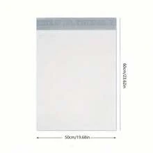 10个装自粘密封快递物流邮寄防水防尘包装袋，礼品包装运输袋返校 - 白色 - 查看 16