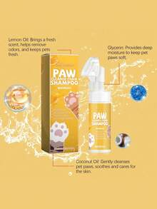 1 pieza Limpiador de espuma para patas de mascotas de gran capacidad de 100ml. Cuidado de limpieza para mascotas, rico en ingredientes hidratantes y nutritivos como aceites vegetales naturales, etc. - Multicolor - Ver 8