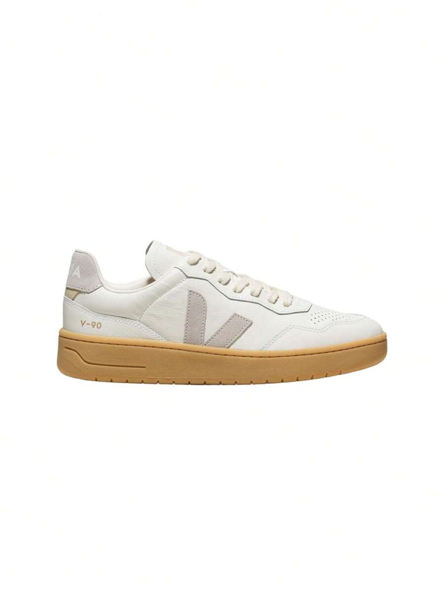 V-90 Men Sneakers White / Light Grey / Natural VD2003893A - White Grey - View 1