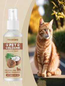 1pc/2pcs Coconut Scented Pet Deodorizing Spray, Indoor Fresh Environment Spray For Cats And Dogs To Remove Odors - Multicolor - View 4