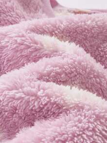 Cozy Pixies 加厚保暖套头卫衣，休闲日常舒适针织长袖圆领撞色花卉图案，适合年轻女孩秋冬季穿着。冬季年轻女孩儿童毛衣，女童抓绒毛衣，女孩秋季服装，冬季年轻女孩套装，保暖女童毛衣，女童秋冬服装。 - 淡紫色 - 查看 6