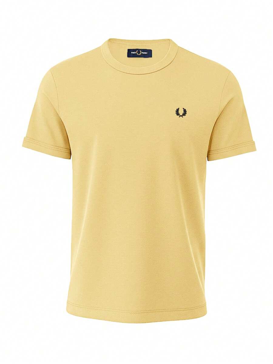 Fred Perry Men's T-Shirts Yellow - Golden Hour - View 1