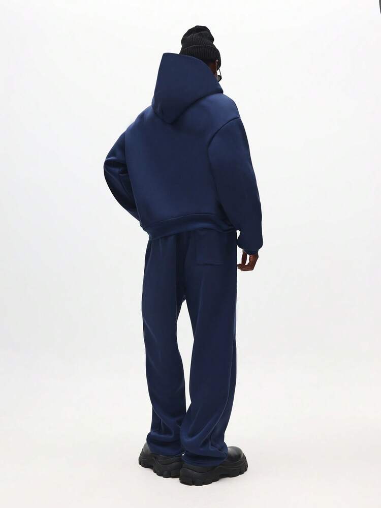 Hoodie And Sweatpants Coordinating Set With Drawstring