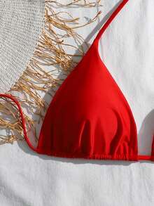 Swim Mod 2025 Plus Size Women Floral Print Triangle Cup Swimsuit Top