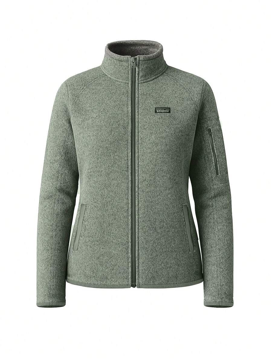 Patagonia Women's Outdoor Jackets Lightweight Premium Warm Outdoor Camping Sports Green 25543-ELGR - Army Green - View 1