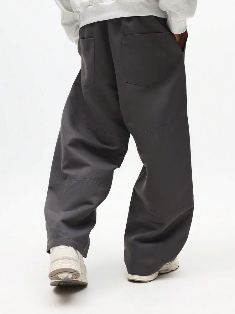 Tapered Panelled Pull On Trousers