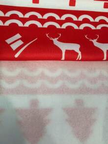 EMERY ROSE 女式印花圆领套头衫，圣诞秋冬上衣 - 彩色 - 查看 3