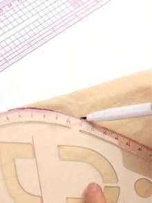 French Curve Metric Ruler Set Sewing Measure Dressmaking TailorDrawing Template Craft Tool French Metric Ruler Curve Ruler SewingRuler Dressmaking Tailor Tool Sewing Tools Tailor Ruler Multifunction Mother Day Gift,Mother's Day Gifts Women - Multicolor - View 5