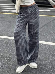DAZY 女式休闲格子休闲裤