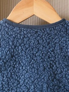 SHEIN 婴儿羊毛夹克，婴儿冬季厚棉外套