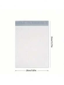 10个装自粘密封快递物流邮寄防水防尘包装袋，礼品包装运输袋返校 - 白色 - 查看 20