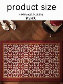 Cirelle 1 Pc Minimalist Style Entryway Coil Loop Mat - Wear-Resistant, Cuttable, Stain-Resistant & Easy To Care For, Non-Slip Mat - Stylish & Cute - Non-Slip - Easy To Care For - Suitable For Bedrooms, Bathrooms & Doorways - Multicolor - View 13