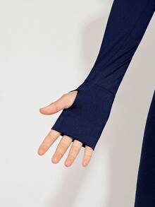 Radiana Tween 女童针织纯色修身运动长袖夹克，休闲/家居服