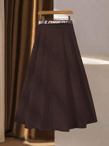 Franclia 新款窄围巾腰带，高品质百搭女裙 - 彩色 - 查看 2