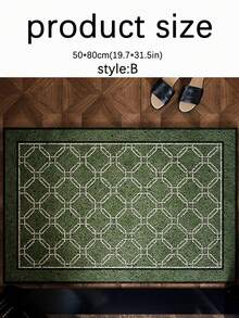 Cirelle 1 Pc Minimalist Style Entryway Coil Loop Mat - Wear-Resistant, Cuttable, Stain-Resistant & Easy To Care For, Non-Slip Mat - Stylish & Cute - Non-Slip - Easy To Care For - Suitable For Bedrooms, Bathrooms & Doorways - Multicolor - View 11