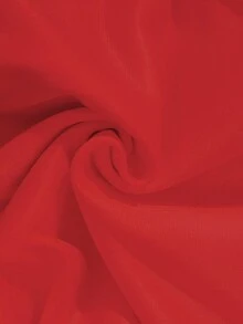 Lyxana 2件套女式撞色连帽长袖上衣和裤子套装 - 紅色 - 查看 5