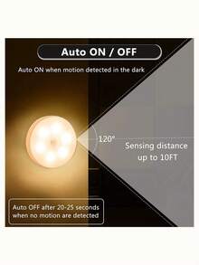 1Pc /3Pcs /6pcs Motion Sensor Night Light