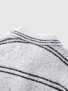 ROMWE MEN Casual 男士时尚印花长袖开衫，冬季款