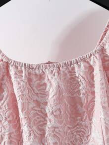 Franclia فستان أنيق للنساء بياقة مربعة وتصميم جاكار شبكي وقصة A-line بأكمام طويلة، مناسب للأعراس والعطلات والحفلات والمناسبات الأخرى