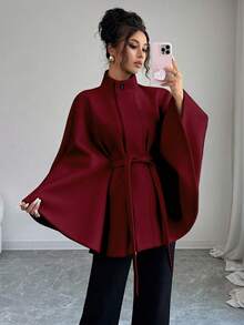 Elenzga 女士优雅假期、夏日魅力、冬日粗花呢 - 紅色 - 查看 3