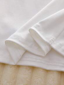 Girls' Snug Fit Pajama Set, Long Sleeve Top & Pants, Cute Capybara & Bow Pattern, Soft & Stretchy Fabric, Suitable For Daily Wear - Multicolor - View 6