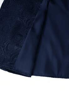 Manfinity Mode Sleeveless Double-Breasted Retro Elegant Fashion Men Designer Royal Blue Waistcoat, European Style - Navy Blue - View 6