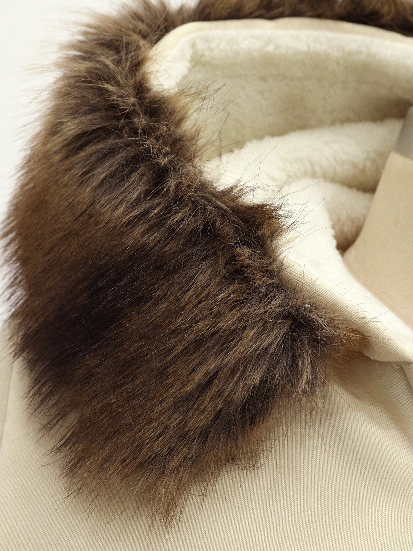 SHEIN Sparklyn جاكيت كاجوال مقنعة للبنات مع جيوب م...