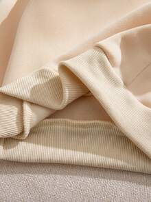 Souflis Souflis 2025 秋冬法式复古可爱熊图案卫衣和休闲打底裤两件套，适合上学、郊游和多种场合，女婴 - 杏色 - 查看 8