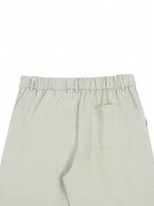 Calvornis Men's Solid Color Casual Everyday Pants - Grey - View 6