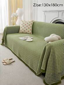 Cirelle Solid Color Sofa Cover With Unique Patterns, Demonstrating The Elegant Style Of Nordic Design. Furniture Protection Cover, With A Soft And Elastic Bottom, Washable, Suitable For Preventing Damage Caused By Pets, Is A High-Quality Sofa Cover. - sofa cover - View 8