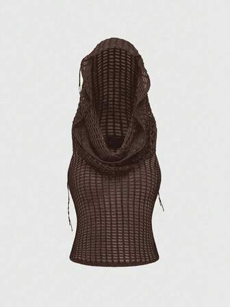 Grunge Punk Y2K Destroyed Hoodie Strickpullover, vielseitig