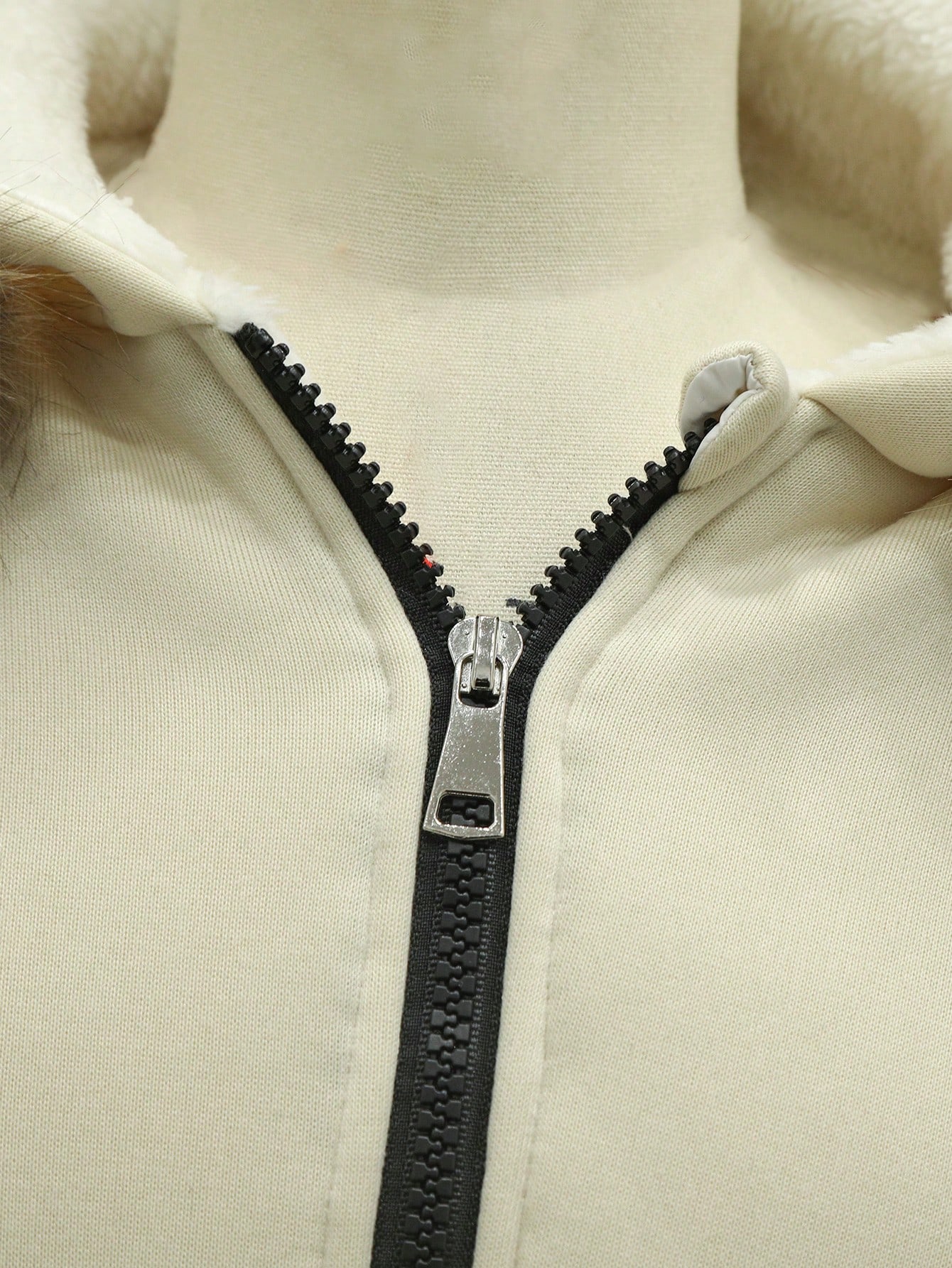 SHEIN Sparklyn جاكيت كاجوال مقنعة للبنات مع جيوب م...