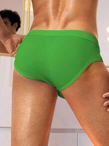 WENEZON 男士网状透气袋装分体内裤 - 綠色 - 查看 2