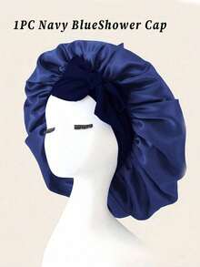 SHEIN Luxury Satin Silk Bandana With Adjustable Tie - Lightweight Hair Care Hat For All Night Comfort, Conditioning And Showering - Men's And Women's Bow Simulated Silk Beauty Hair Care Wide-Brimmed Hat Bandana Sleeping Hat - Multicolor - View 39