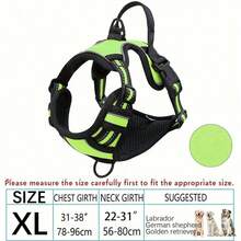 Zazumi Arnés reflectante, correa y chaleco para perros de razas grandes como Bulldog Francés y Labrador - Multicolor - Ver 38