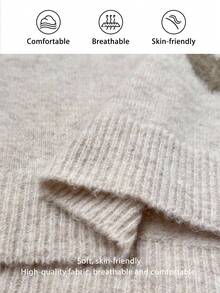 SHEIN Unity 2件套休闲宽松长袖毛衣上衣和裤子套装 - 彩色 - 查看 7