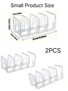 4PCS Clear Wardrobe Bag Storage Tote Purse Bag Divider Removable Cabinet Rack, Wardrobe Suitable For Bedroom Bathroom Office Practical Book Divider L Shape Storage Rack, Space Saving Storage Rack, Car Organizer Storage Bins Drawer Organizer, For Clothing Wardrobe Storage Closet Dividers Closet Dividers Sweater Sock Pants Jeans Underwear - transparent - View 19