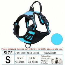 Zazumi Arnés reflectante, correa y chaleco para perros de razas grandes como Bulldog Francés y Labrador - Multicolor - Ver 12