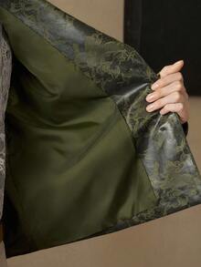 Arave Women's Fashion Single-Breasted Lapel NeckLong Sleeve Jacket