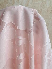 Soleia Große Größen Romantisches Blumen A-Linien Minikleid mit Glockenärmeln für Damen, Frühling/Sommer - Pink - Übersicht 7