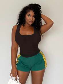 Alexandranx Áo ba lỗ bó sát lưới đen gợi cảm phong cách Boho thường ngày Ibiza, kỳ nghỉ, câu lạc bộ rave, lễ hội tuyệt đẹp, đêm tiệc ngày lễ, áo ba lỗ bó sát câu lạc bộ tiệc Halloween mùa thu - màu đen - Xem 6