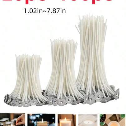 Candle Wicks Modern White Candle Wicks DlY CandleMaking Gifts Birthday Graduation