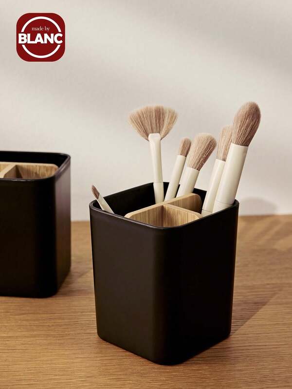 Banyolar İçin 1 Adet Bambu Diş Fırçası Tutucu, 3 Yuvalı Diş Fırçası ve Diş Macunu Tutucu, Elektrikli Diş Fırçaları, Diş İpi, Tıraş Bıçakları İçin Banyo Tezgahı Düzenleyici, Ev Banyo Dekoru, Sonbahar Dekoru, Okula Dönüş